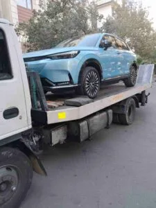 حمل ایمن خودرو با خودروبر کفی در مسیر تهران به کرج