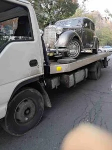 تحویل ایمن خودرو حمل‌شده از یزد به تهران توسط خودروبران سبز